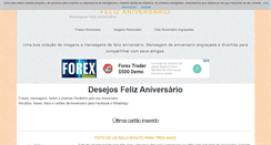 Desktop Screenshot of aniversariofrases.com